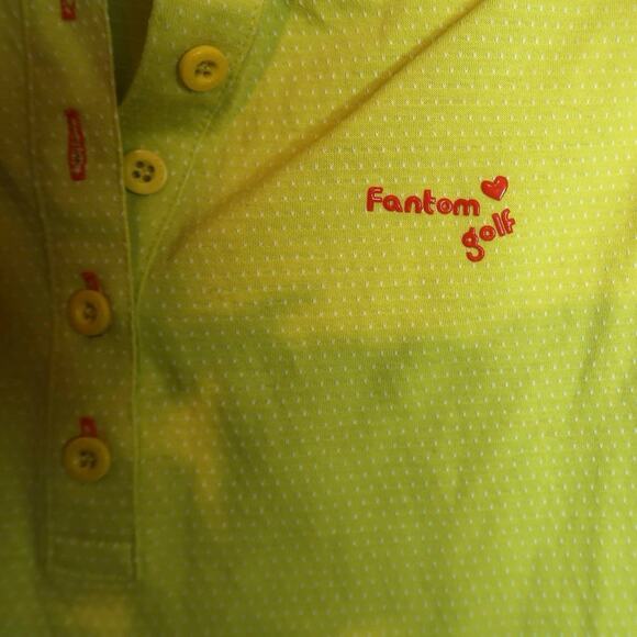 Fantom Women’s Golf palm tree, embroidered Polo size Medium - Picture 3 of 4